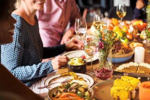 people are celebrating thanksgiving day