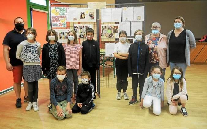 une soixantaine enfants mangent chaque jour la cantine