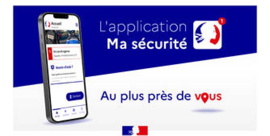 Lancement de application Ma Securite large