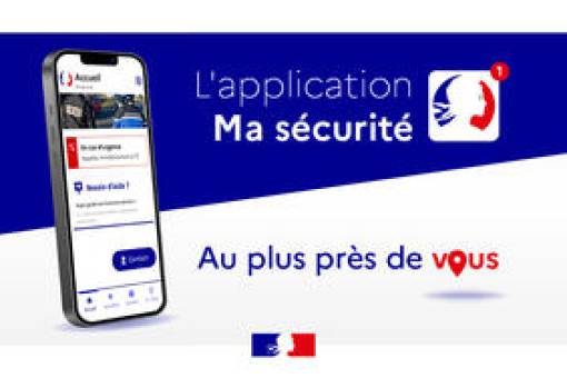 Lancement de application Ma Securite large