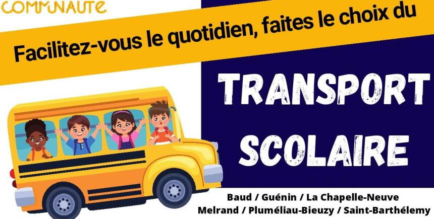 Affiche Transports Scolaires page