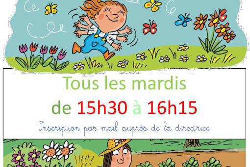 affiche invitation tous au jardin page